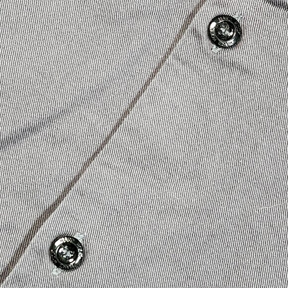 Hard Rock Cafe Hollywood Mens Short Sleeve Button-Up Shirt Gray Large - Picture 6 of 10